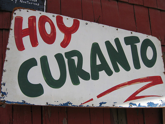 curanto sign, island of chile