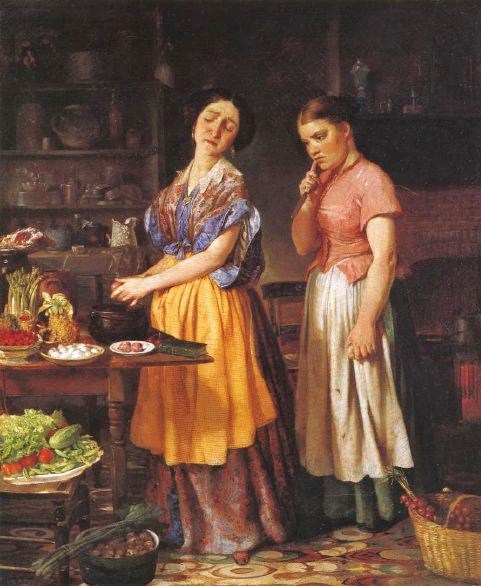 Lilly Martin Spencer (1822 –1902) The Young Wife First Stew